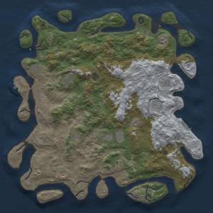 Thumbnail Rust Map: Procedural Map, Size: 4800, Seed: 582423365, 18 Monuments