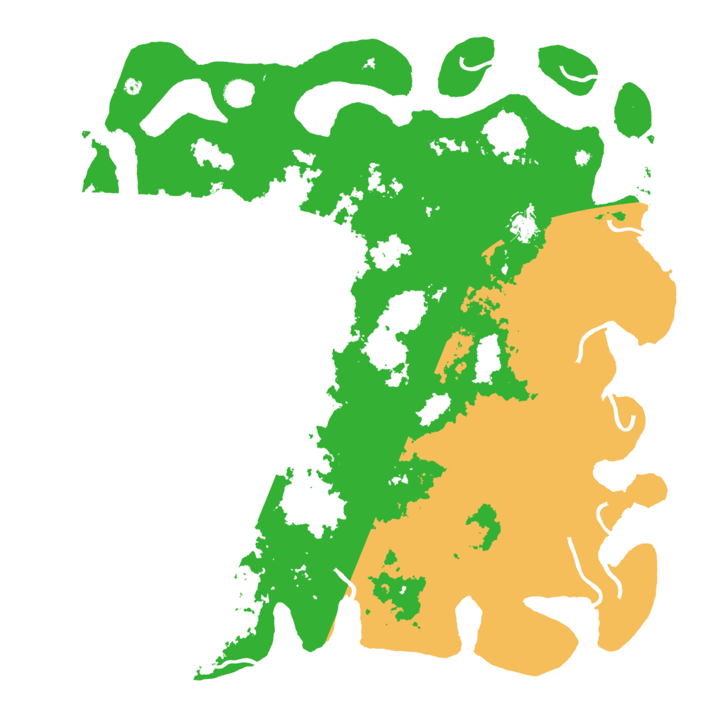 Biome Rust Map: Procedural Map, Size: 4444, Seed: 12345