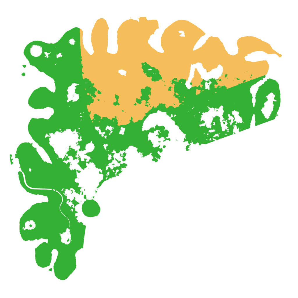 Biome Rust Map: Procedural Map, Size: 4500, Seed: 389310878