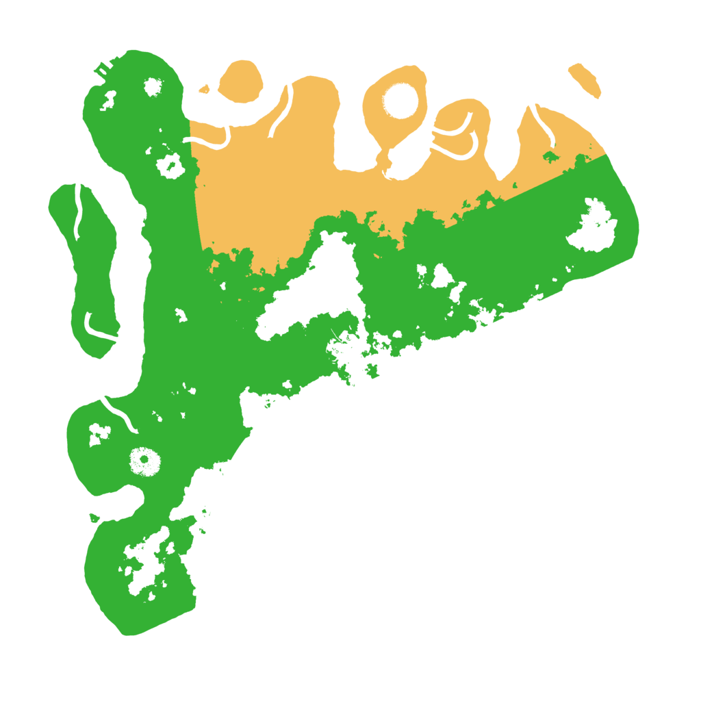 Biome Rust Map: Procedural Map, Size: 3500, Seed: 54986122