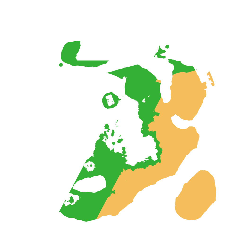 Biome Rust Map: Procedural Map, Size: 2500, Seed: 1096871882