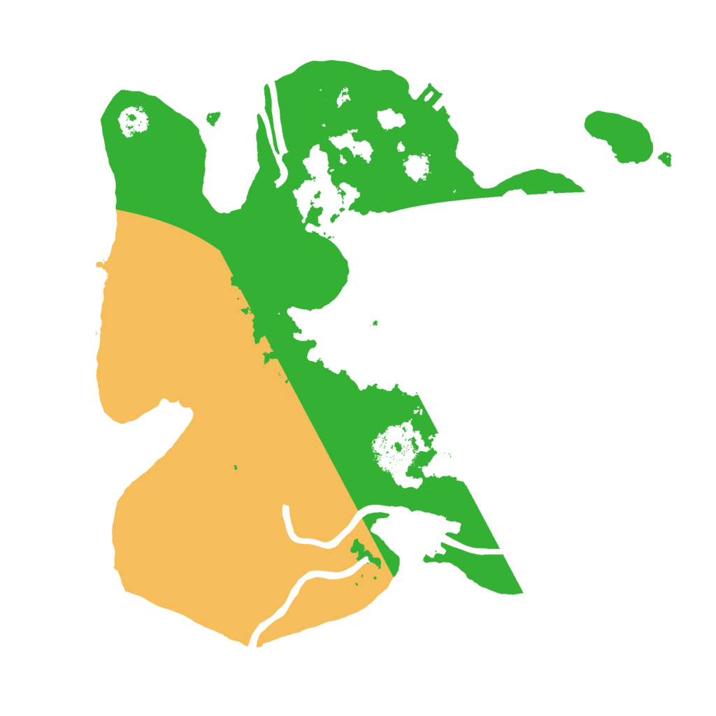 Biome Rust Map: Procedural Map, Size: 2500, Seed: 29988