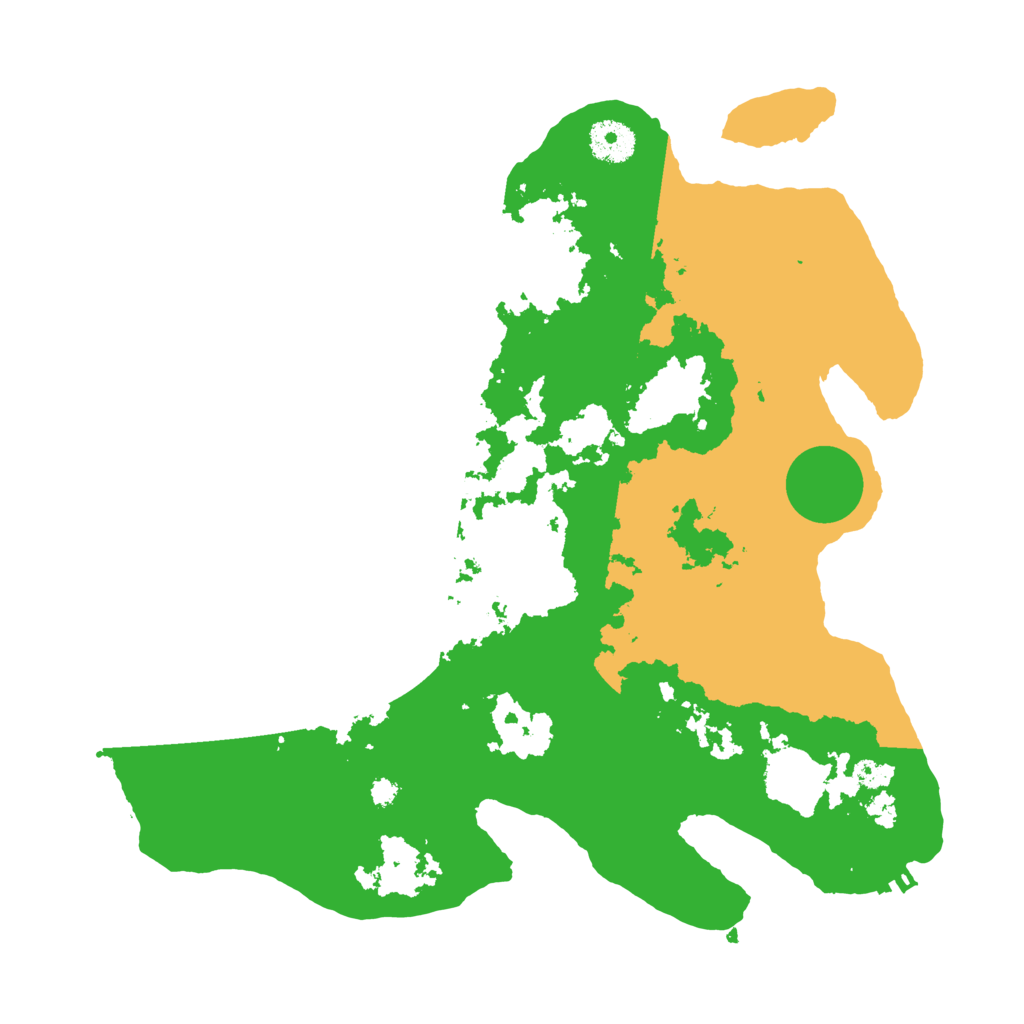 Biome Rust Map: Procedural Map, Size: 3500, Seed: 98727358