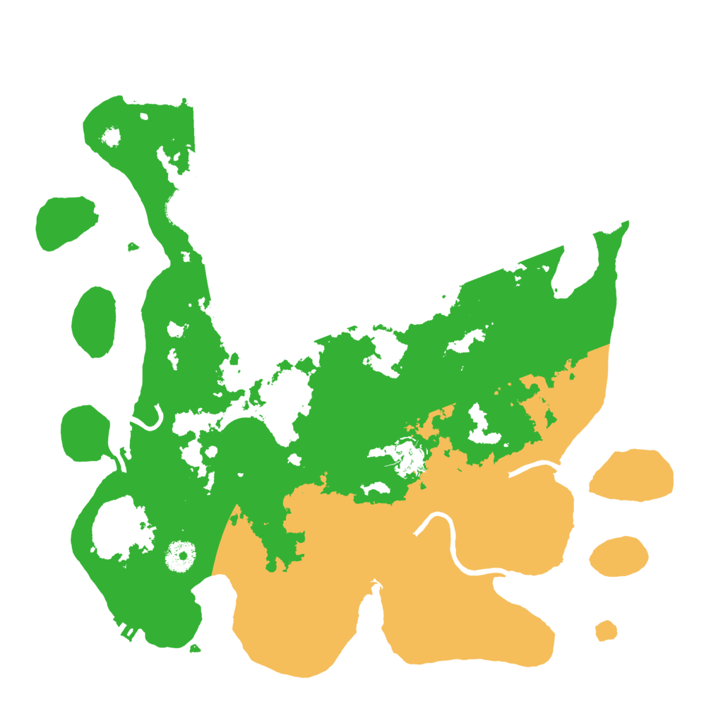 Biome Rust Map: Procedural Map, Size: 3500, Seed: 89200141