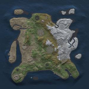 Thumbnail Rust Map: Procedural Map, Size: 3000, Seed: 785, 13 Monuments