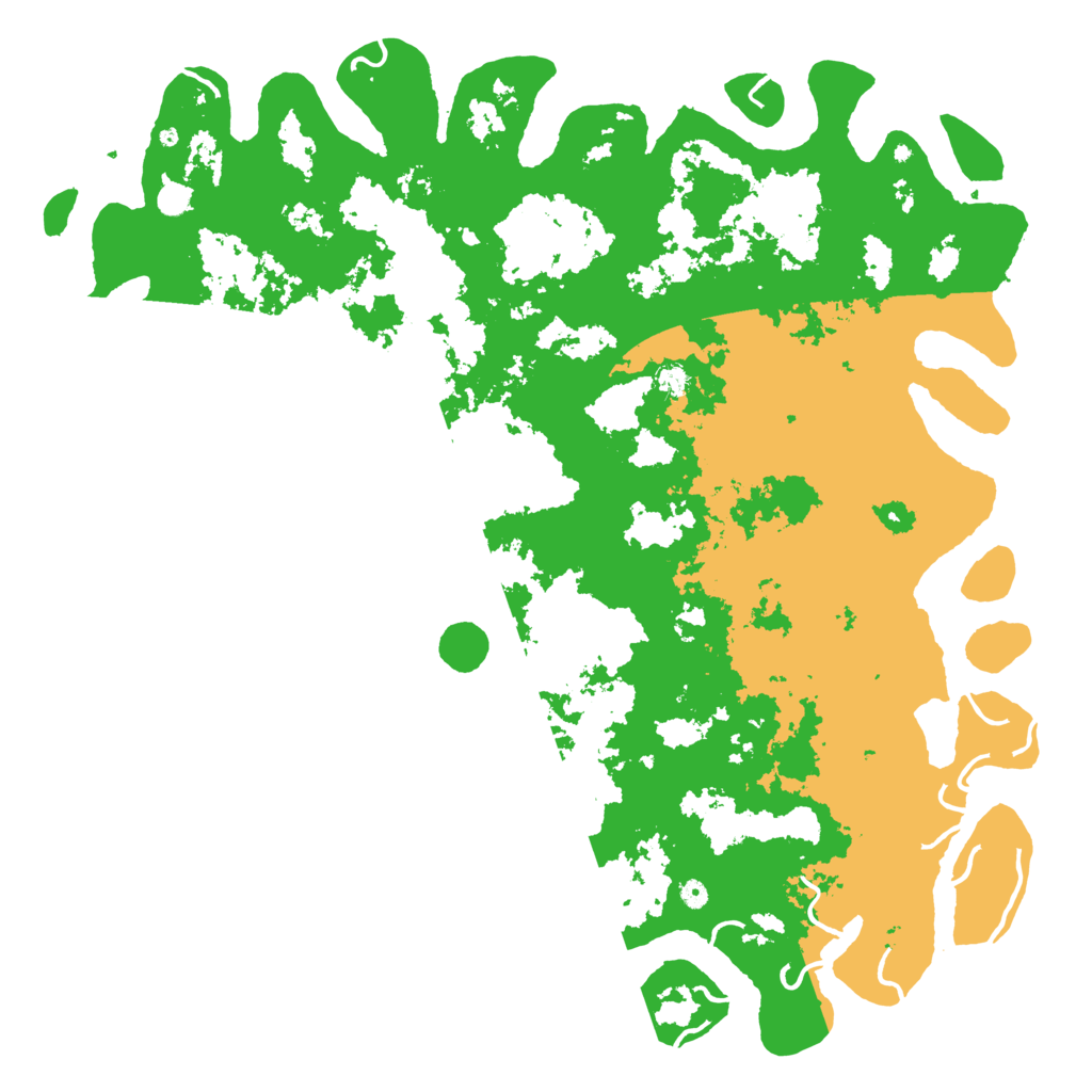 Biome Rust Map: Procedural Map, Size: 6000, Seed: 81277