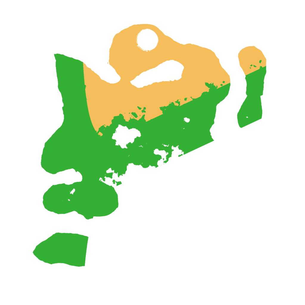 Biome Rust Map: Barren, Size: 2500, Seed: 23742