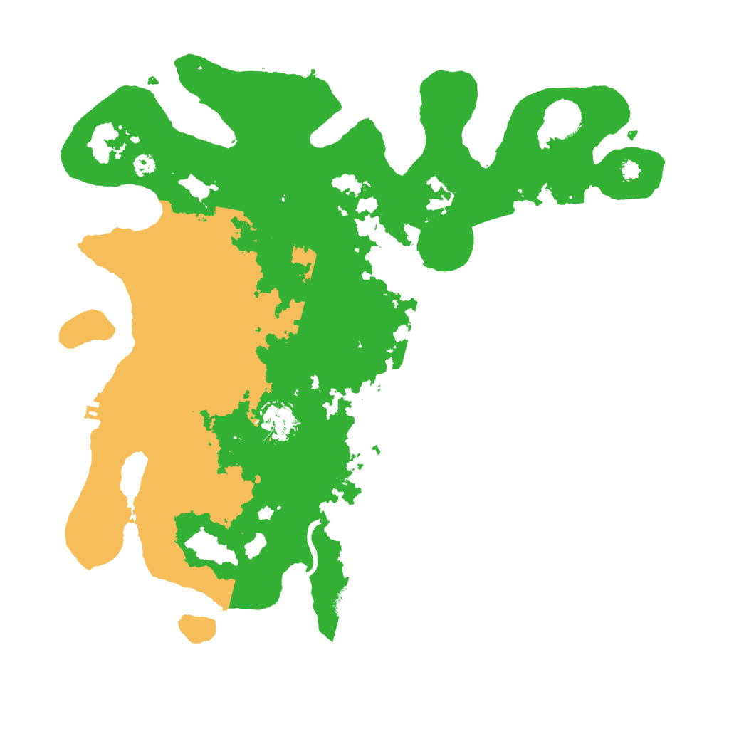Biome Rust Map: Procedural Map, Size: 3500, Seed: 19418783