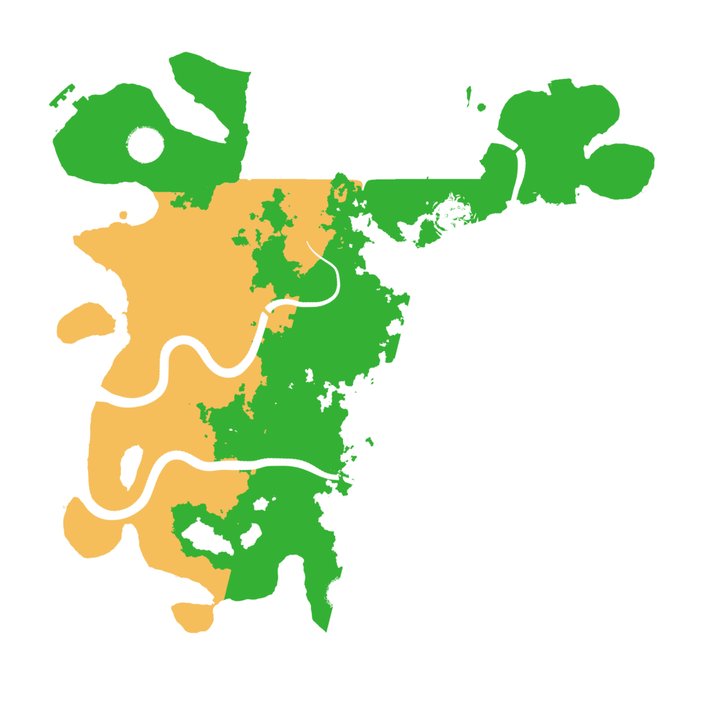 Biome Rust Map: Procedural Map, Size: 3500, Seed: 19418783