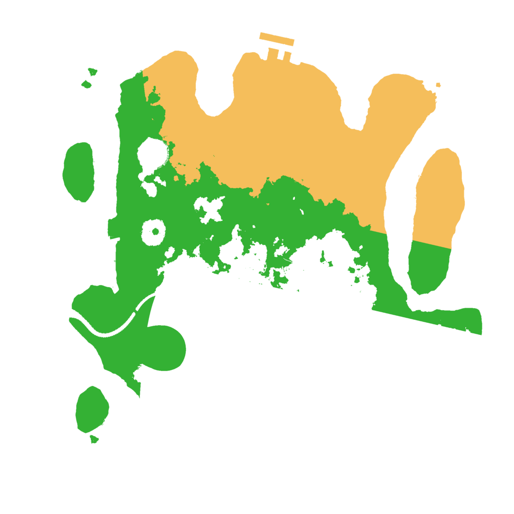 Biome Rust Map: Procedural Map, Size: 3000, Seed: 946955849