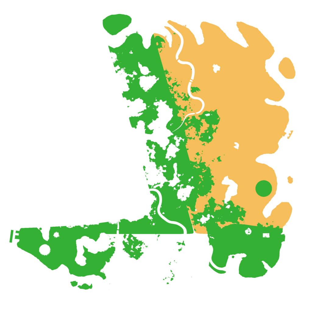 Biome Rust Map: Procedural Map, Size: 5000, Seed: 314648512