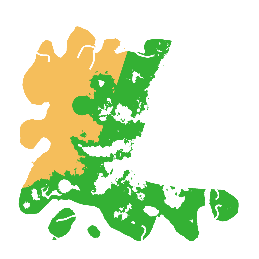 Biome Rust Map: Procedural Map, Size: 3500, Seed: 41728002