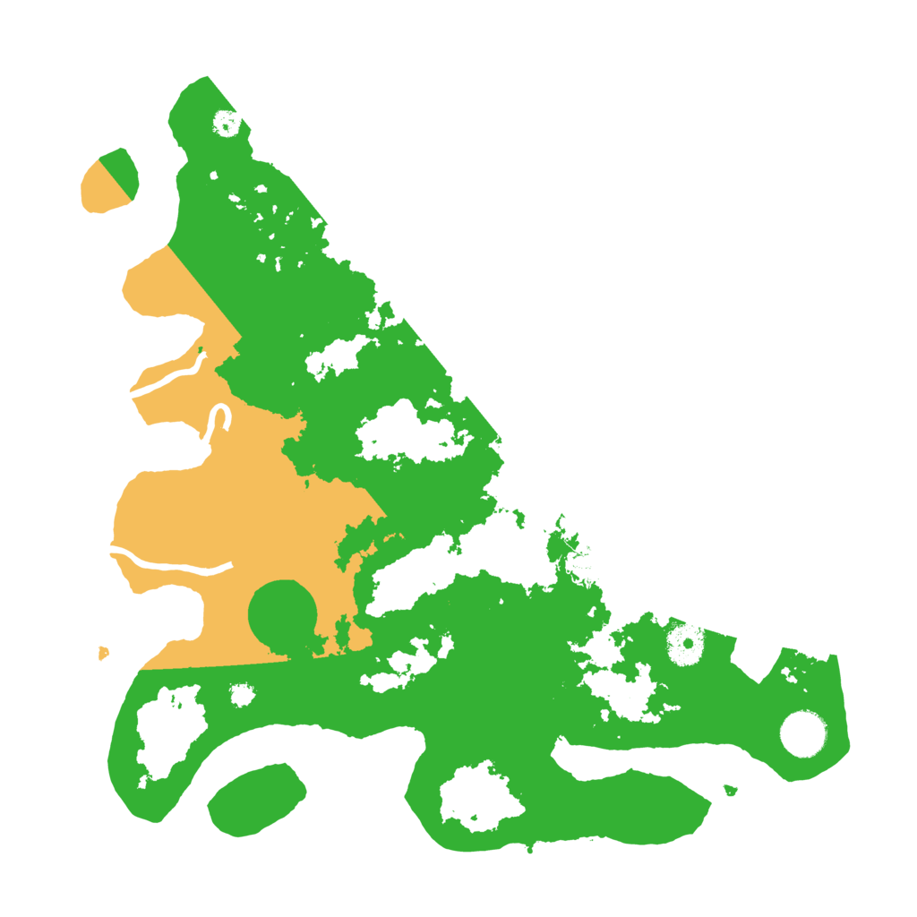 Biome Rust Map: Procedural Map, Size: 3500, Seed: 25389953