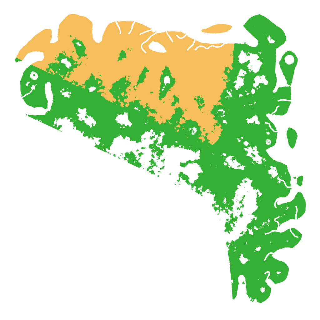 Biome Rust Map: Procedural Map, Size: 6000, Seed: 1607