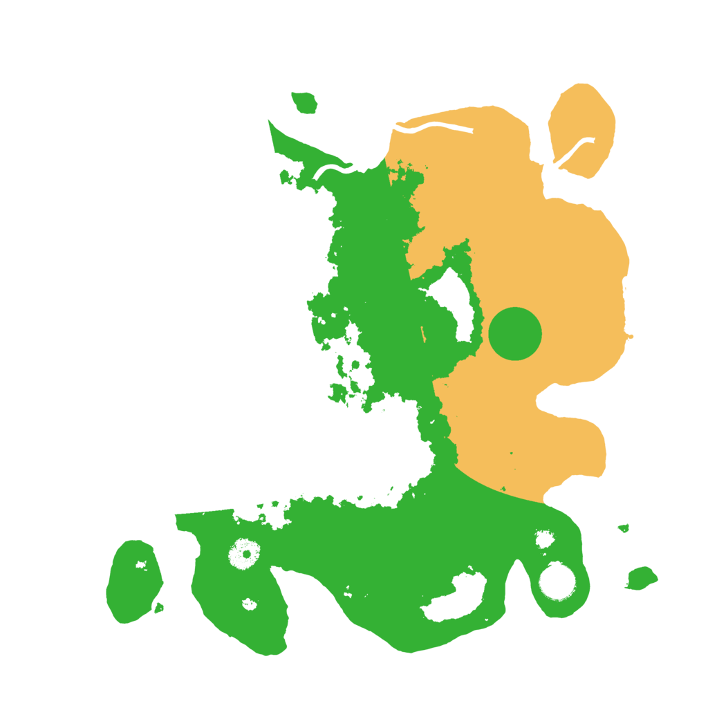 Biome Rust Map: Procedural Map, Size: 3500, Seed: 1917767781