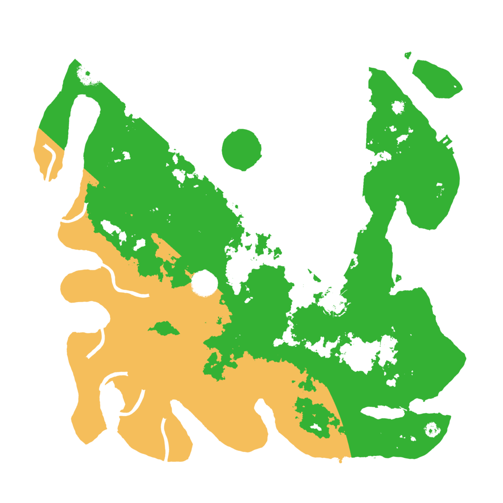 Biome Rust Map: Procedural Map, Size: 3500, Seed: 60434929