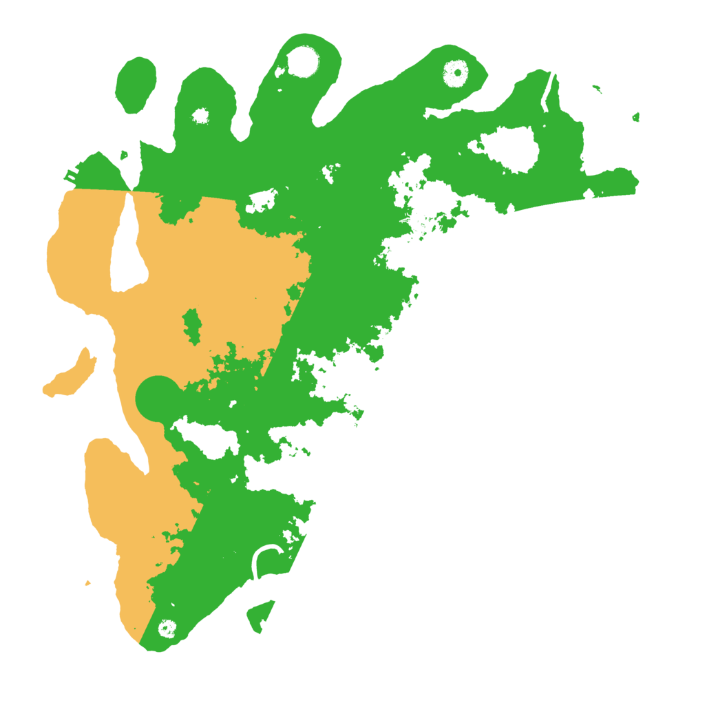 Biome Rust Map: Procedural Map, Size: 4000, Seed: 69691555