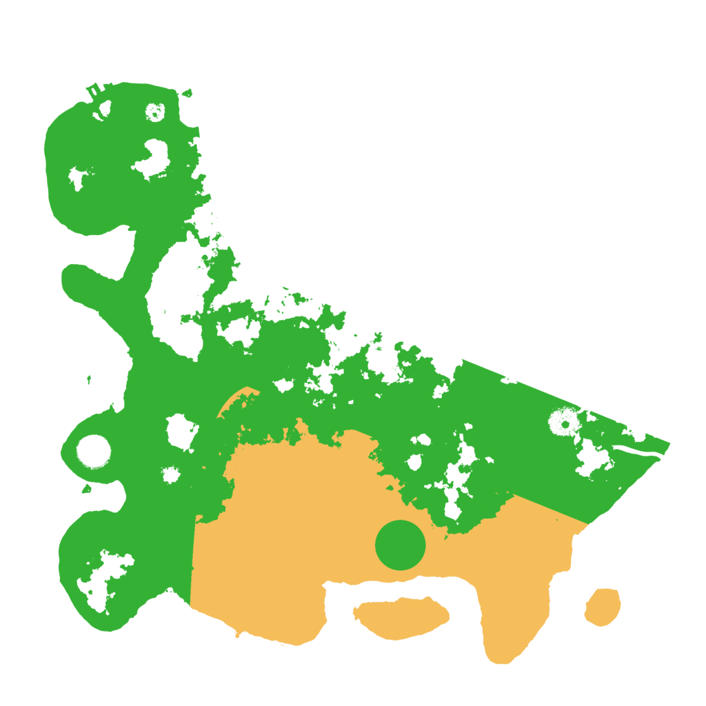 Biome Rust Map: Procedural Map, Size: 3700, Seed: 1050726608