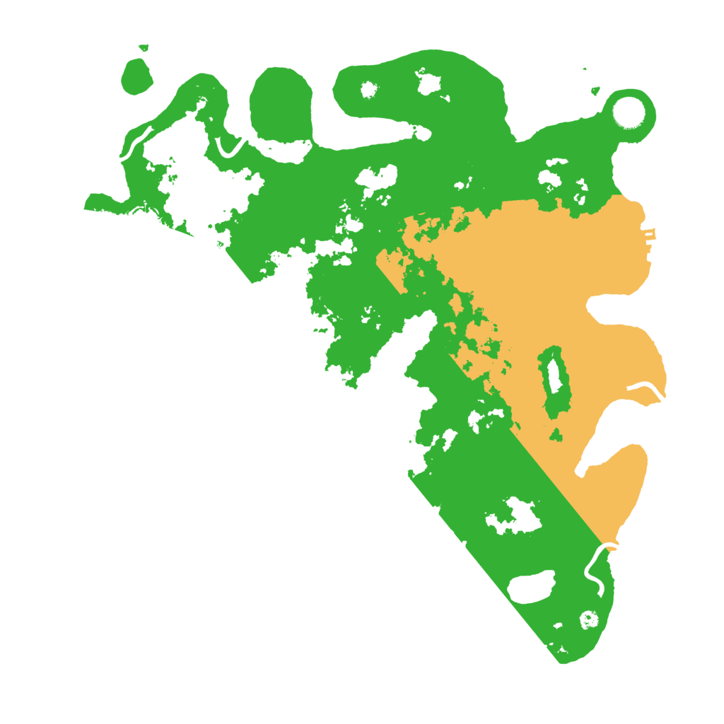 Biome Rust Map: Procedural Map, Size: 4000, Seed: 65939393