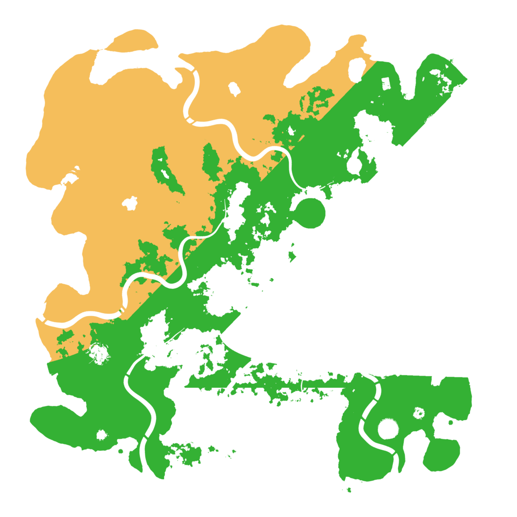 Biome Rust Map: Procedural Map, Size: 4500, Seed: 1009514780