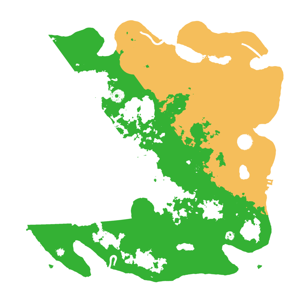 Biome Rust Map: Procedural Map, Size: 3500, Seed: 489476413