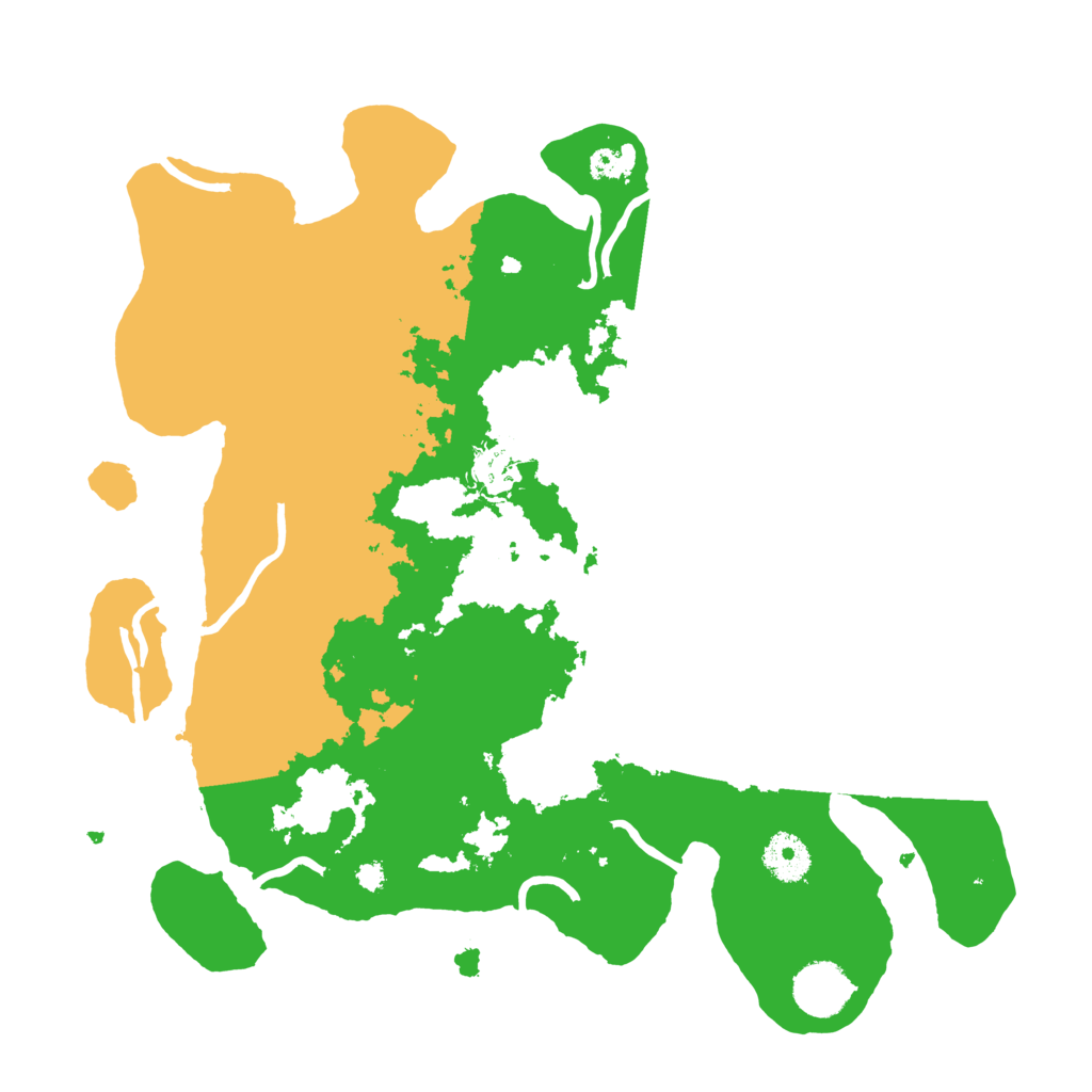 Biome Rust Map: Procedural Map, Size: 3500, Seed: 81823351