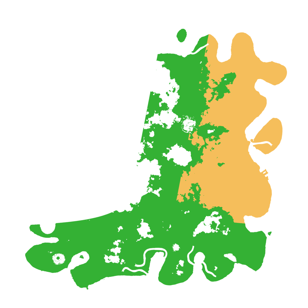 Biome Rust Map: Procedural Map, Size: 3900, Seed: 40524