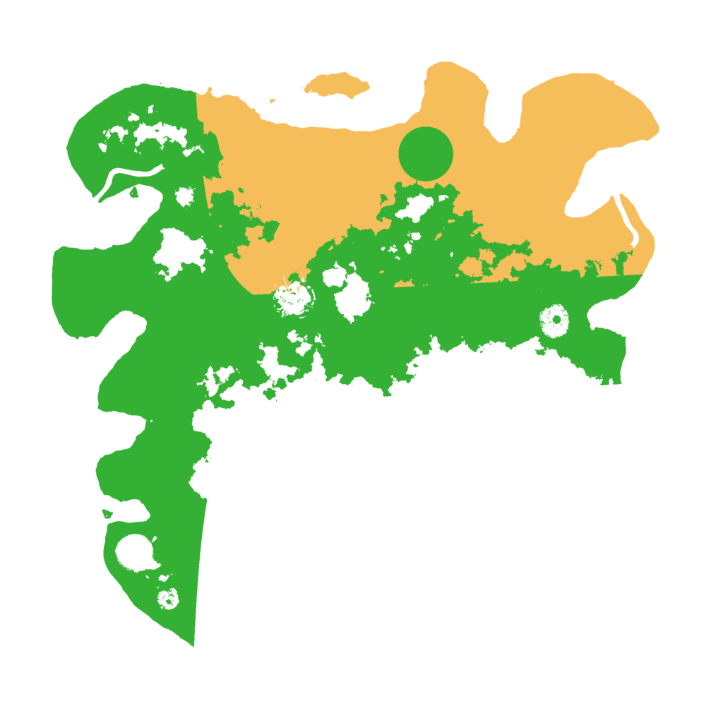 Biome Rust Map: Procedural Map, Size: 3500, Seed: 1753229927