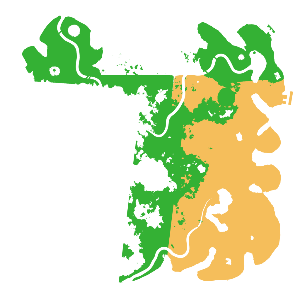 Biome Rust Map: Procedural Map, Size: 4500, Seed: 596844449