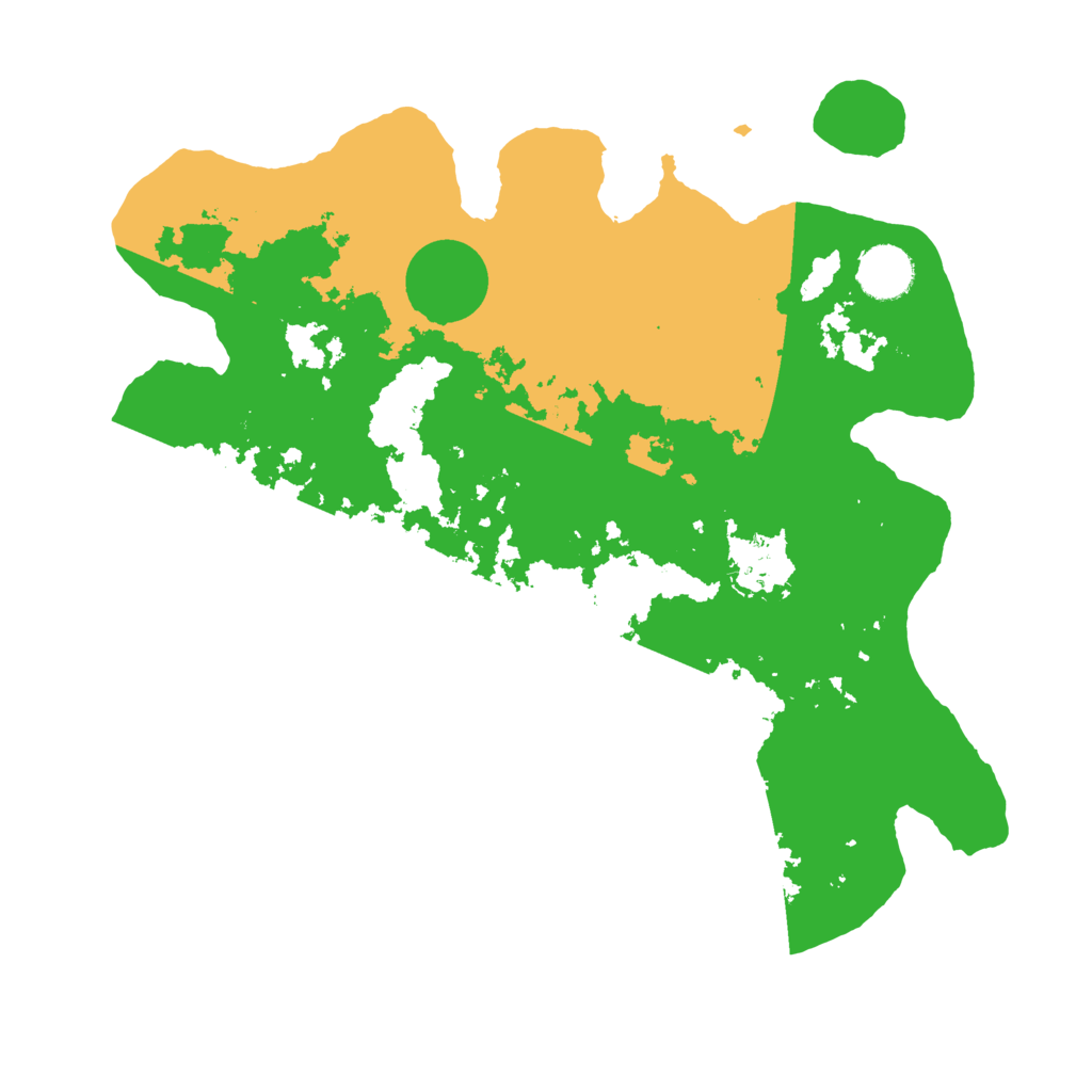 Biome Rust Map: Barren, Size: 3500, Seed: 1081673863