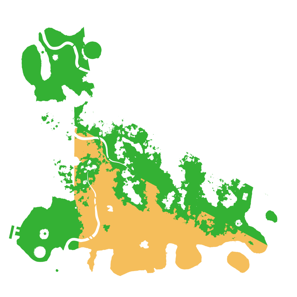 Biome Rust Map: Procedural Map, Size: 4500, Seed: 13087652