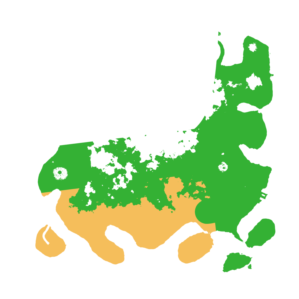 Biome Rust Map: Procedural Map, Size: 3300, Seed: 1648