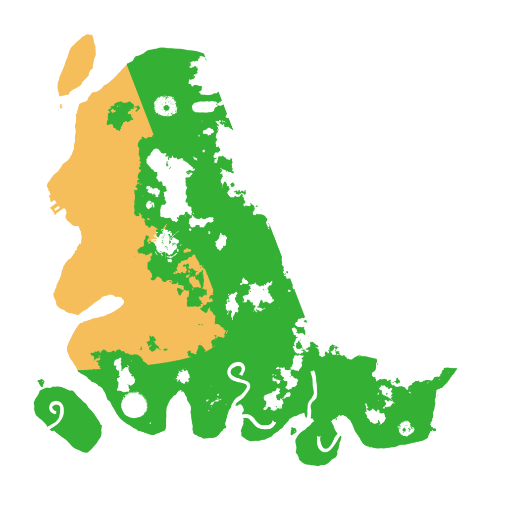 Biome Rust Map: Procedural Map, Size: 3500, Seed: 14059911