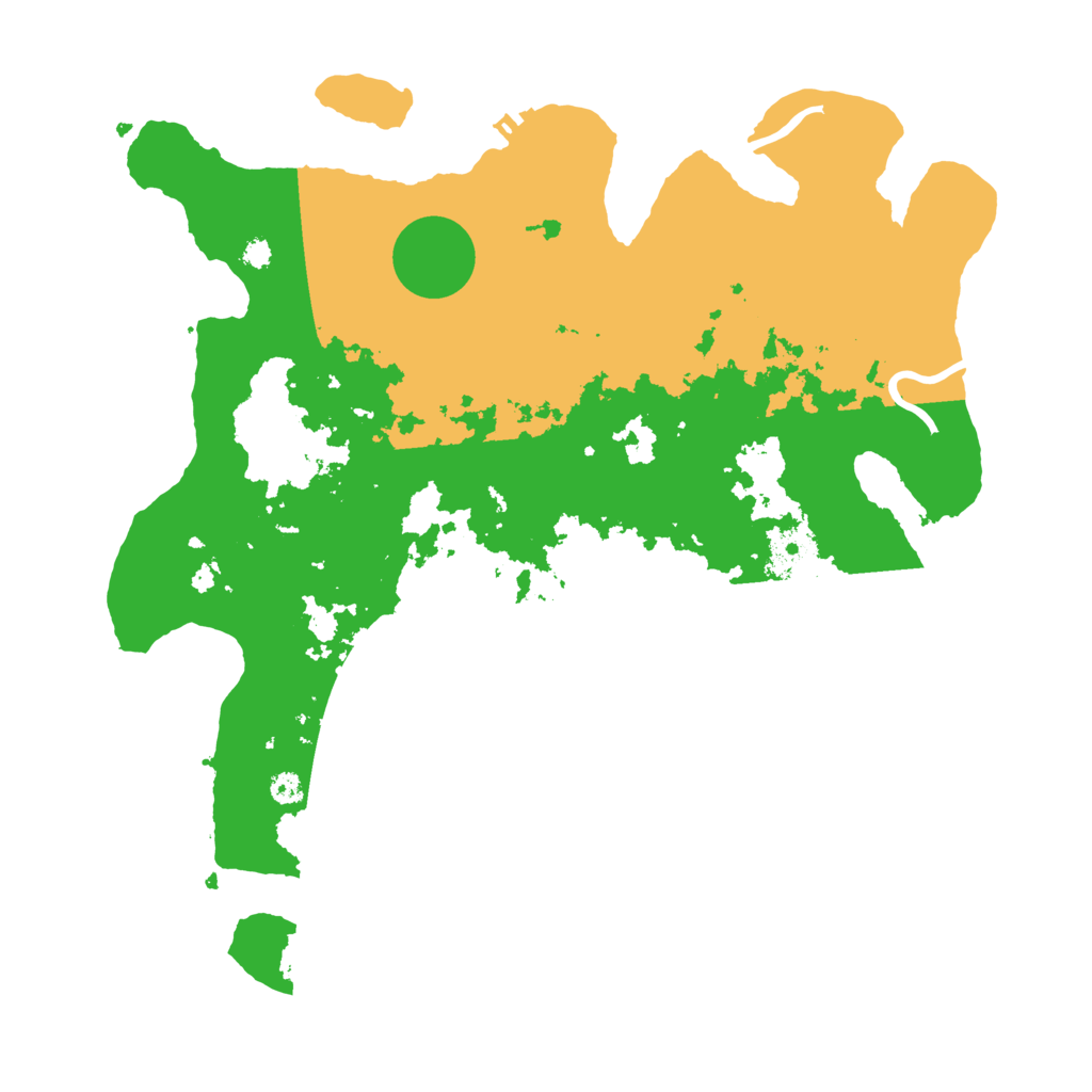 Biome Rust Map: Procedural Map, Size: 3500, Seed: 84082376