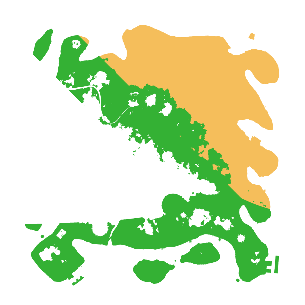 Biome Rust Map: Procedural Map, Size: 3500, Seed: 1034737721