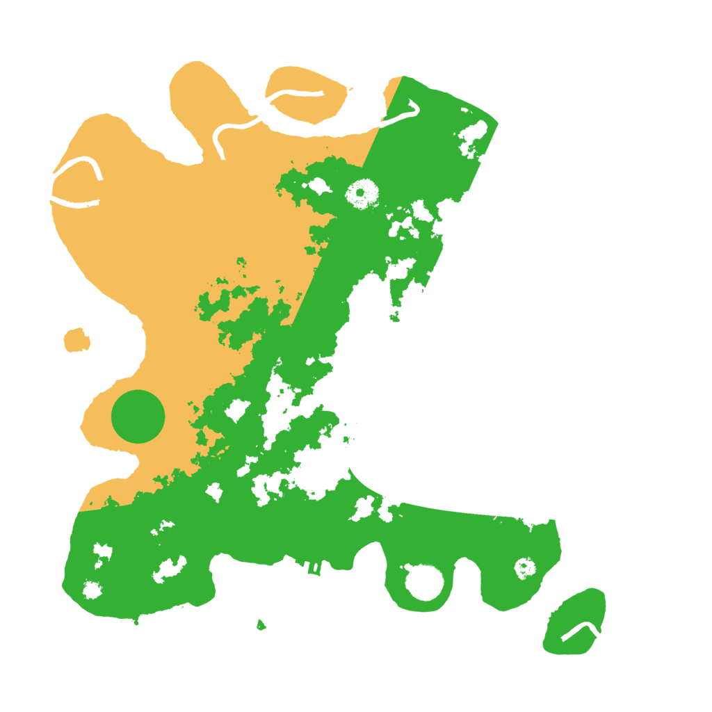 Biome Rust Map: Procedural Map, Size: 3500, Seed: 750033209