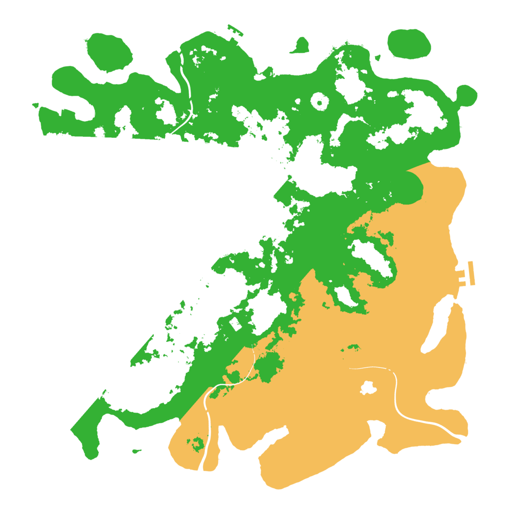 Biome Rust Map: Procedural Map, Size: 4300, Seed: 5723
