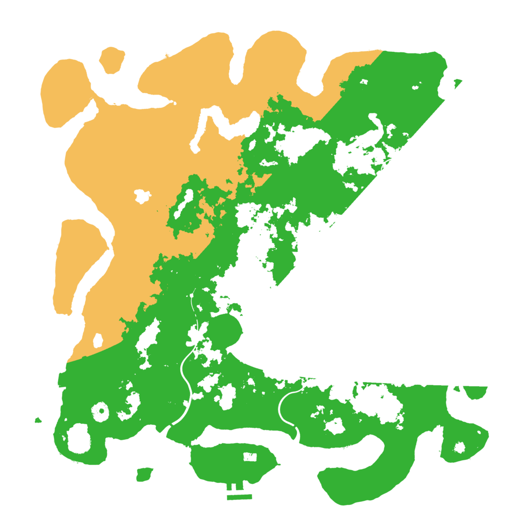 Biome Rust Map: Procedural Map, Size: 4250, Seed: 8418