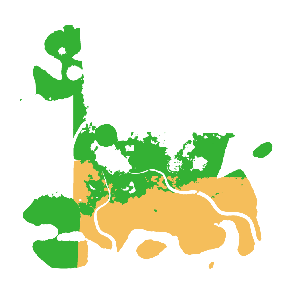 Biome Rust Map: Procedural Map, Size: 3500, Seed: 975950357