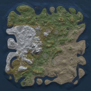 Thumbnail Rust Map: Procedural Map, Size: 5000, Seed: 1072024046, 20 Monuments