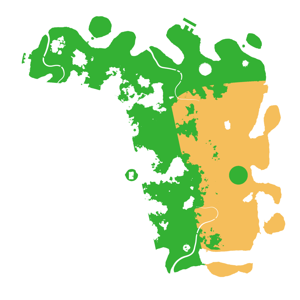 Biome Rust Map: Procedural Map, Size: 4250, Seed: 753441265