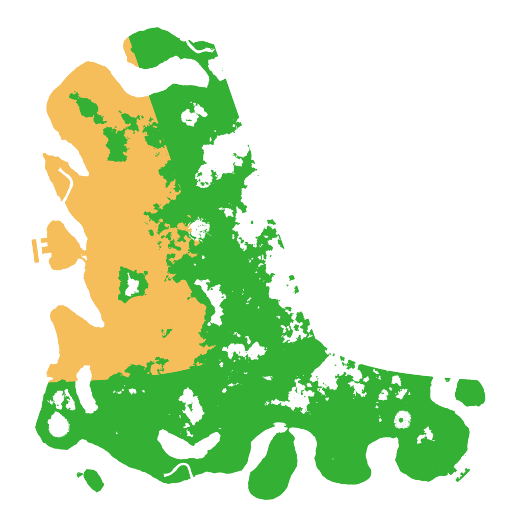 Biome Rust Map: Procedural Map, Size: 4500, Seed: 1011