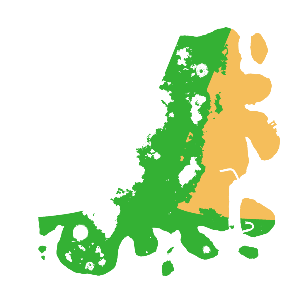 Biome Rust Map: Procedural Map, Size: 3500, Seed: 221110