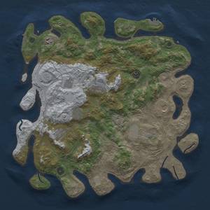 Thumbnail Rust Map: Procedural Map, Size: 4250, Seed: 46841366, 18 Monuments