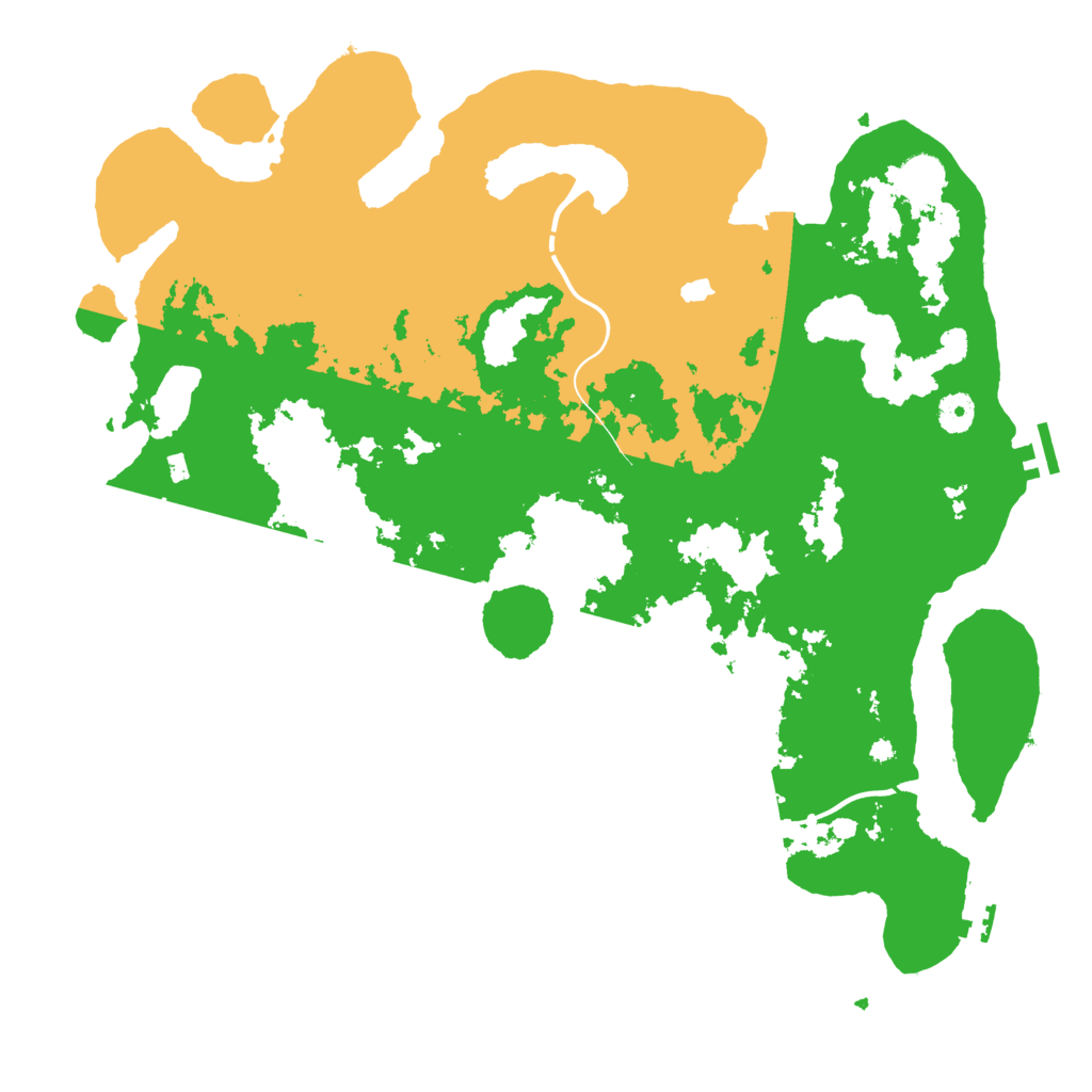 Biome Rust Map: Procedural Map, Size: 4250, Seed: 422851175