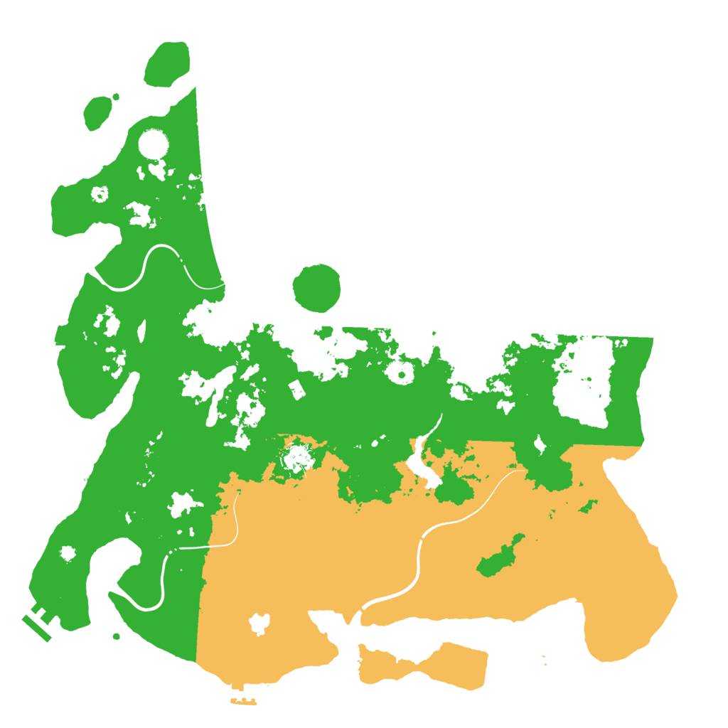 Biome Rust Map: Procedural Map, Size: 4250, Seed: 455896655