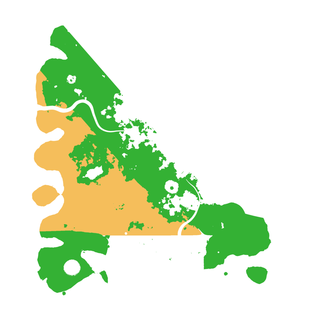 Biome Rust Map: Procedural Map, Size: 3500, Seed: 885574