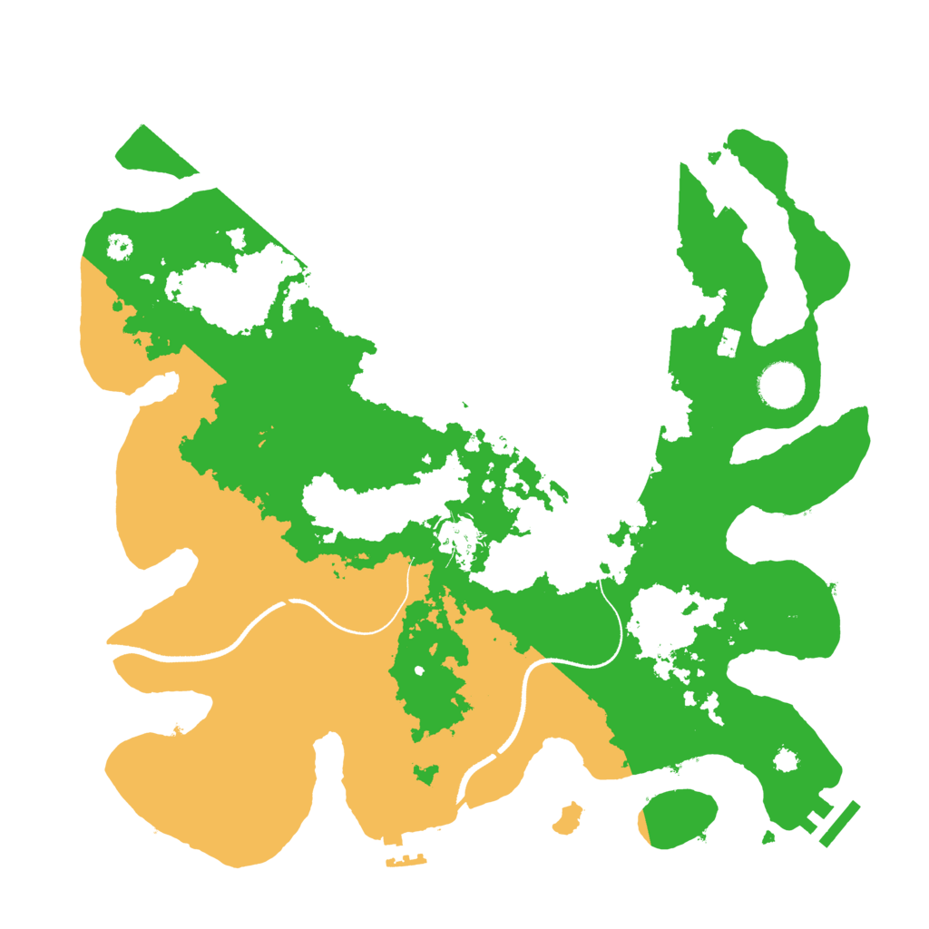 Biome Rust Map: Procedural Map, Size: 3500, Seed: 1729884281