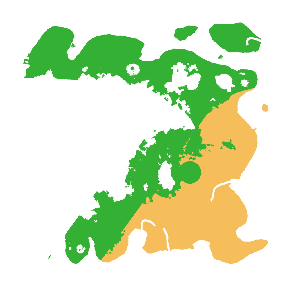Biome Rust Map: Procedural Map, Size: 3500, Seed: 103839191
