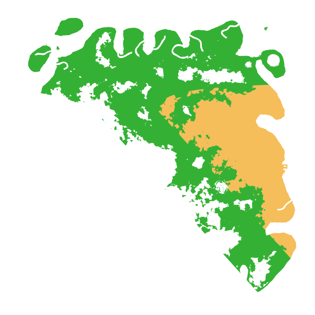 Biome Rust Map: Procedural Map, Size: 4500, Seed: 896406296